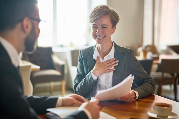 Joyful Business Meeting Moment